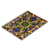 Notebook mit brasilianischen Farben - Abstract Des Notizblock (Linke Seite)