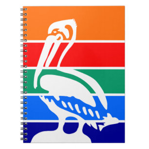 Notebook mit der Flagge von St. Petersburg Notizblock