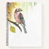 Notebook mit Eurasischer Jay Notizblock (Vorderseite)