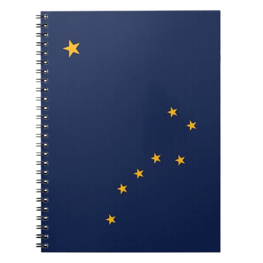 Notebook mit Fahne des Alaska-Staat Notizblock (Vorderseite)