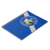 Notebook mit Fahne in Las Vegas City Notizblock (Linke Seite)