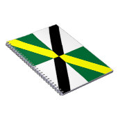 Notebook mit Fahne in Monterey City Notizblock (Rechte Seite)