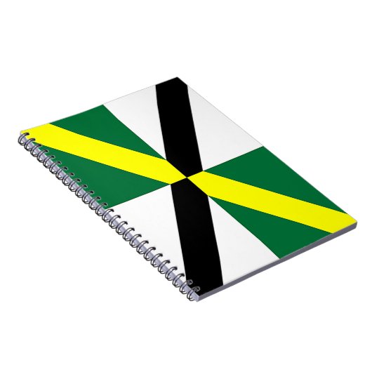 Notebook mit Fahne in Monterey City Notizblock (Rechte Seite)