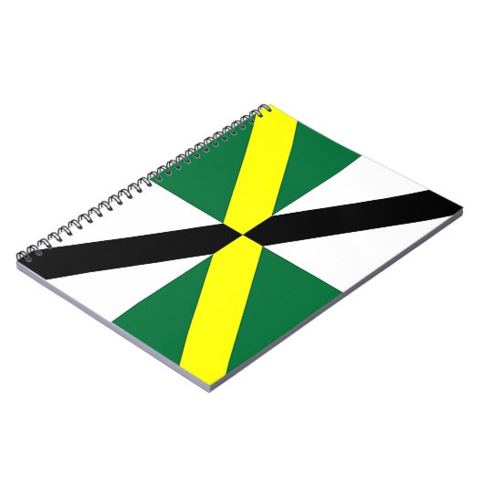 Notebook mit Fahne in Monterey City Notizblock (Linke Seite)