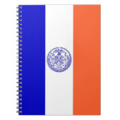 Notebook mit Fahne in New York City Notizblock (Vorderseite)