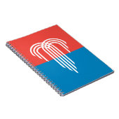 Notebook mit Fahne von Kansas City Notizblock (Rechte Seite)