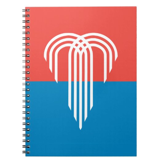 Notebook mit Fahne von Kansas City Notizblock (Vorderseite)