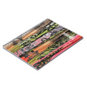 Notebook mit farbenfrohen Schnitten in Israel Notizblock (Linke Seite)