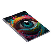 Notebook mit farbenfroher Optik Notizblock (Rechte Seite)