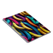Notebook mit farbenfroher und Cooler Bananengestal Notizblock (Rechte Seite)