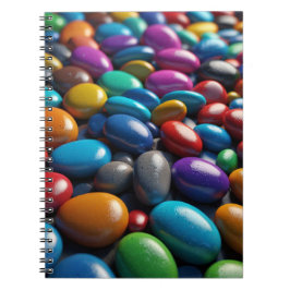 Notebook mit farbenfroher Vibranful and Pebble Des Notizblock