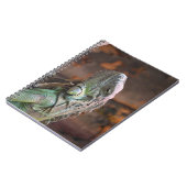 Notebook mit farbiger Iguana-Eidechse Notizblock (Linke Seite)