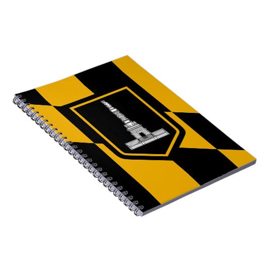 Notebook mit Flag Baltimore City Notizblock (Rechte Seite)