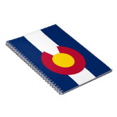 Notebook mit Flag Colorado Staat Notizblock (Rechte Seite)