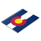 Notebook mit Flag Colorado Staat Notizblock (Linke Seite)