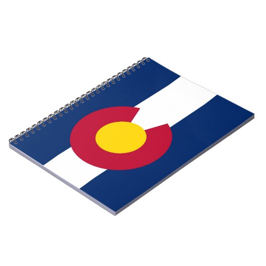Notebook mit Flag Colorado Staat Notizblock (Linke Seite)