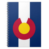 Notebook mit Flag Colorado Staat Notizblock (Vorderseite)