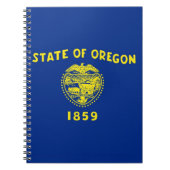 Notebook mit Flag des Oregon Staat Notizblock (Vorderseite)