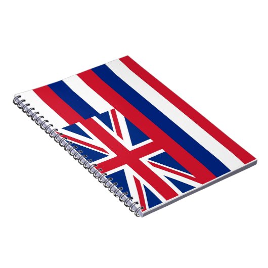 Notebook mit Flag Hawaii-Staat Notizblock (Rechte Seite)