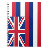 Notebook mit Flag Hawaii-Staat Notizblock (Vorderseite)