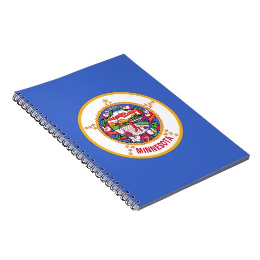 Notebook mit Flag Minnesota-Staat Notizblock (Rechte Seite)
