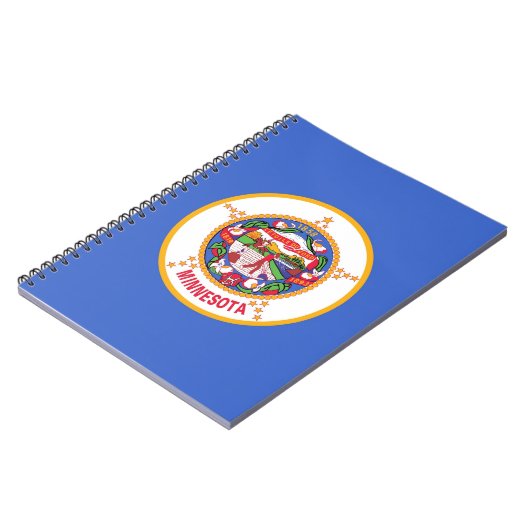 Notebook mit Flag Minnesota-Staat Notizblock (Linke Seite)