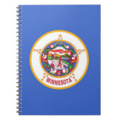 Notebook mit Flag Minnesota-Staat Notizblock (Vorderseite)