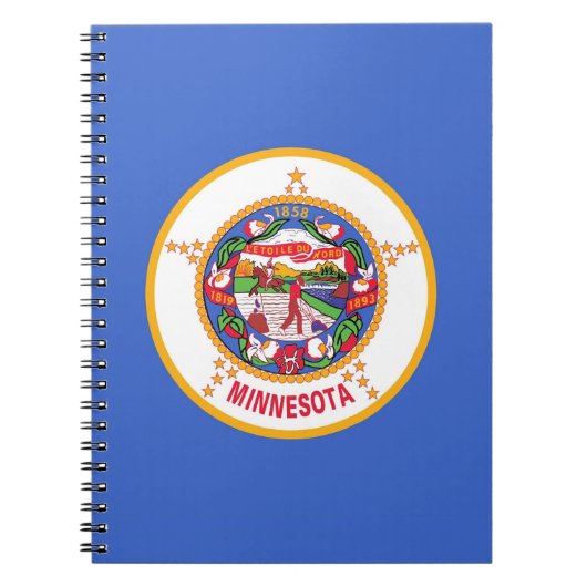 Notebook mit Flag Minnesota-Staat Notizblock (Vorderseite)