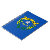 Notebook mit Flag Nevada Staat Notizblock (Linke Seite)