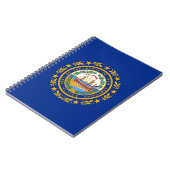 Notebook mit Flag New Hampshire Staat Notizblock (Linke Seite)