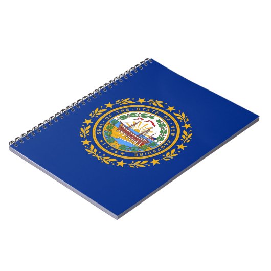 Notebook mit Flag New Hampshire Staat Notizblock (Linke Seite)