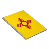 Notebook mit Flag New Mexico Staat Notizblock (Rechte Seite)