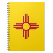 Notebook mit Flag New Mexico Staat Notizblock (Vorderseite)