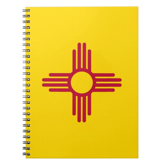Notebook mit Flag New Mexico Staat Notizblock (Vorderseite)