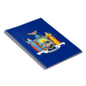 Notebook mit Flag New York Staat Notizblock (Rechte Seite)
