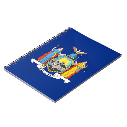 Notebook mit Flag New York Staat Notizblock (Linke Seite)