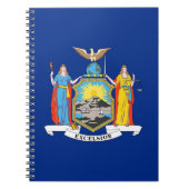 Notebook mit Flag New York Staat Notizblock (Vorderseite)