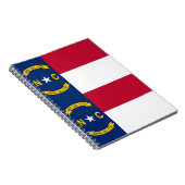 Notebook mit Flag North Carolina Staat Notizblock (Rechte Seite)