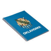 Notebook mit Flag Oklahoma Staat Notizblock (Rechte Seite)