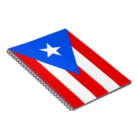 Notebook mit Flag Puerto Rico Staat Notizblock (Rechte Seite)
