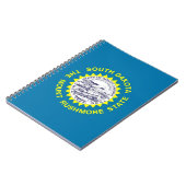 Notebook mit Flag South Dakota Staat Notizblock (Linke Seite)