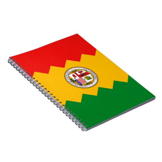 Notebook mit Flag von Los Angeles, Kalifornien Notizblock (Rechte Seite)