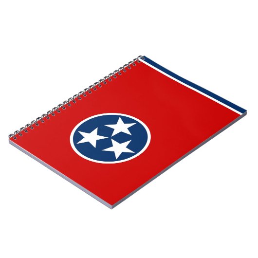 Notebook mit Flag zum Tennessee-Staat Notizblock (Linke Seite)