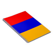 Notebook mit Flagge Armeniens Notizblock (Rechte Seite)