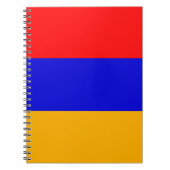 Notebook mit Flagge Armeniens Notizblock (Vorderseite)