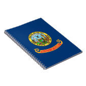Notebook mit Flagge des Idaho-Staat Notizblock (Rechte Seite)