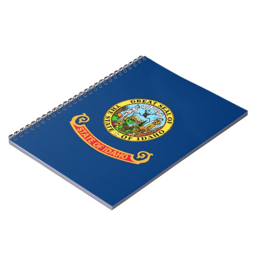 Notebook mit Flagge des Idaho-Staat Notizblock (Linke Seite)