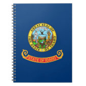 Notebook mit Flagge des Idaho-Staat Notizblock (Vorderseite)