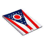 Notebook mit Flagge des Ohio-Staat Notizblock (Rechte Seite)