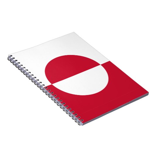 Notebook mit Flagge Grönlands Notizblock (Rechte Seite)